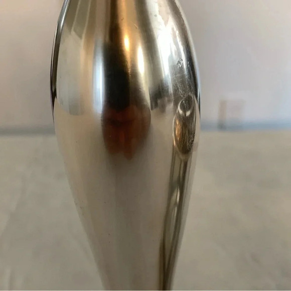 Pottery Barn Pewter Silver Candle Holders Pewter Glass Candle Cage Grape Vines - Picture 3 of 16